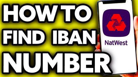 what is iban number natwest.